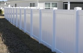 White Vinyl Privacy Fence Installer in Fort Mill SC