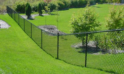 Black Vinyl Chain Link Fence Installer